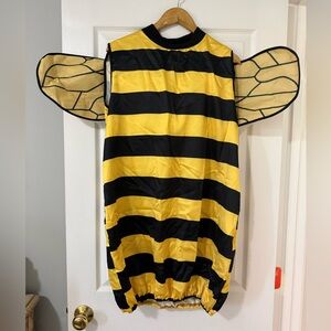 Yellow and Black Striped Bumble Bee Costume